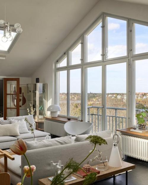 Скандинавская квартира - студия с волшебным видом на Стокгольм. 08