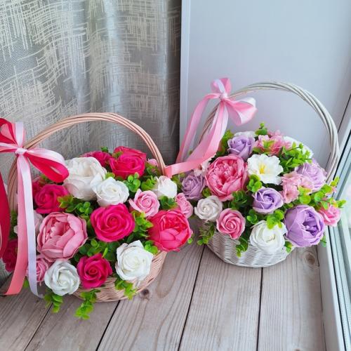 Мыльные цветы - это цветы, изготовленные из мыла или мыльной основы. 01