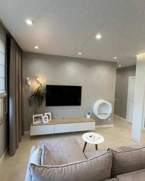 Современная квартира. В спокойной цветовой гамме. 04