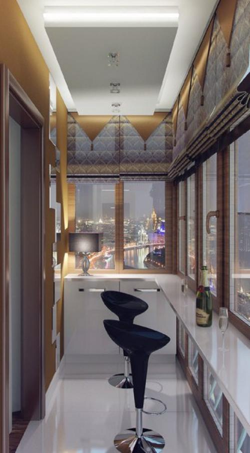 Идеи, как превратить маленький балкон в уголок для отдыха. 08