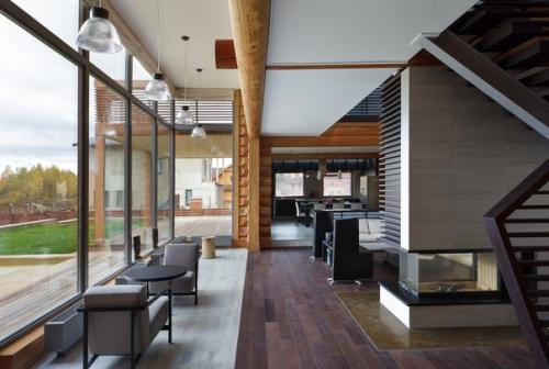 Деревянный жилой дом в Подмосковье. 01