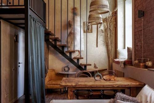 Потрясающий интерьер, винтаж, этника. 04