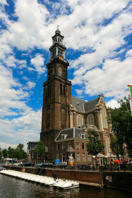 Вестеркерк (Westerkerk - западная церковь) - церковь в Амстердаме, построенная по проекту Хендрика де кейзера. 03