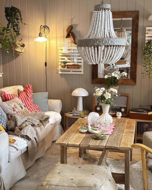 Винтажный шик. Дом маура лены в норвежской деревне. 01