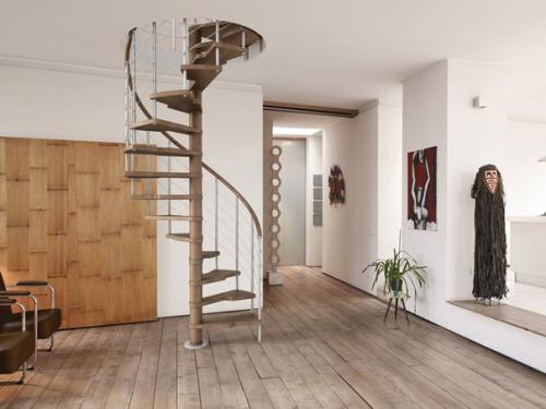 Дизайн лестниц в частном доме. 09
