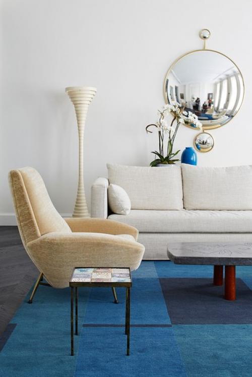 Свежий интерьер квартиры в Париже. 01