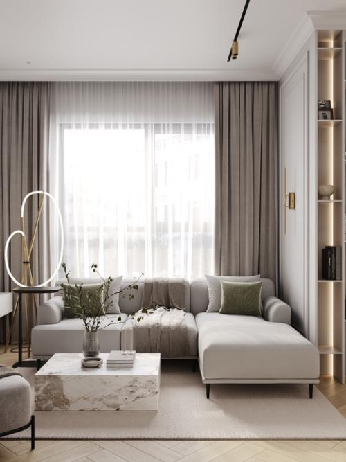 Проект квартиры - студии 35, 4 м 2 в ЖК Level причальный в Москве. 04