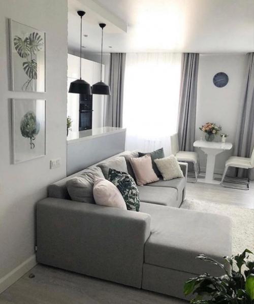 Просторная квартира. В светлых оттенках. 04