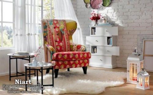 Пэчворк в интерьере: мебель. 05