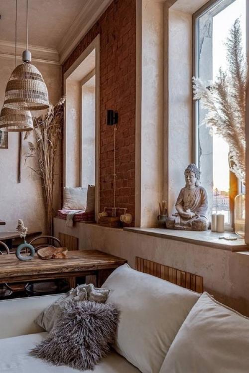 Потрясающий интерьер, винтаж, этника. 03