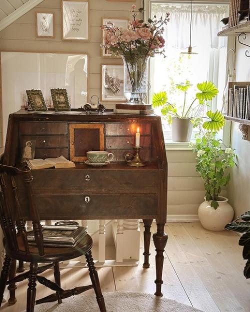 Винтажный шик. Дом маура лены в норвежской деревне. 08