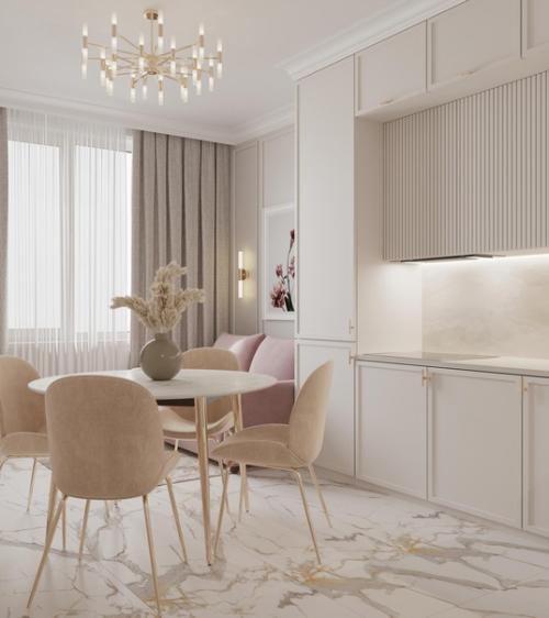 Проект 1-комнатной квартиры 40, 7 кв. 03