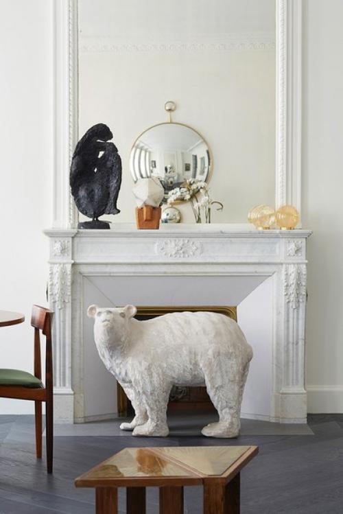 Свежий интерьер квартиры в Париже. 03