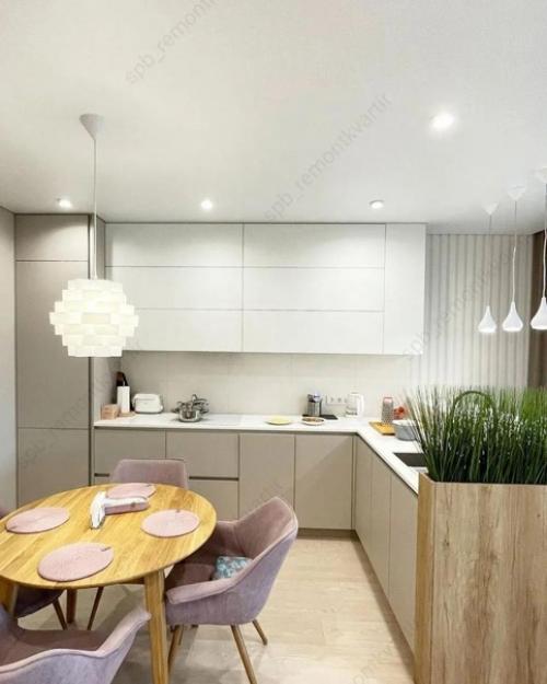 Современная квартира. В спокойной цветовой гамме. 05