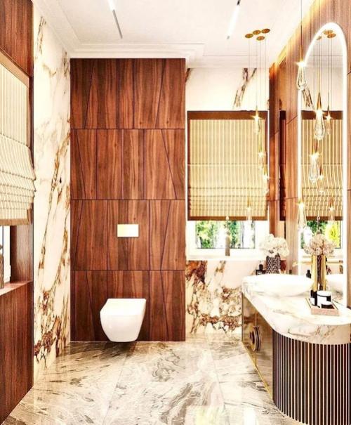 На фото гостевой санузел в элитном доме. 01 На фото гостевой санузел в элитном доме. 01