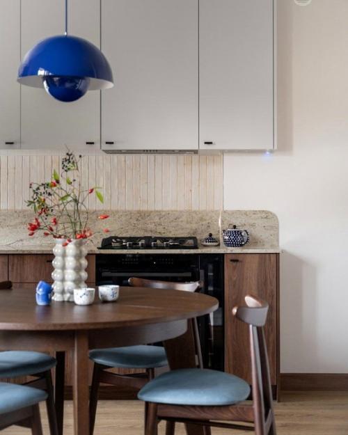 Квартира с необычным интерьером площадью 56 м 2.