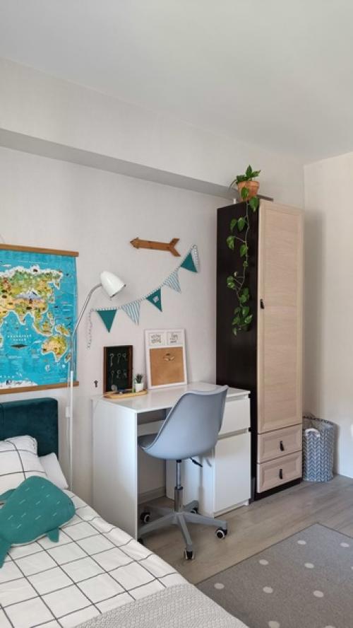 Ксюшадавид ремонтвдетской.  Решила сделать новую расстановку в комнате сына. 02