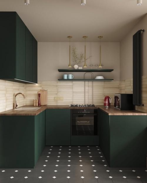 Квартира для молодой девушки, которая работает в сфере информационных технологий.