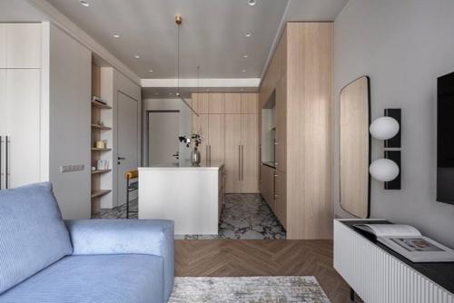 42 кв.  м. квартира с приятным спокойным интерьером. 01