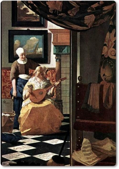 Ян вермеер.  Нидерландский художник - живописец, мастер бытовой живописи и жанрового портрета. 02