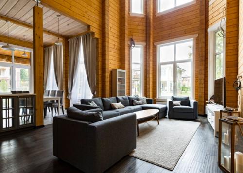 Интерьеры в построенном нами доме по индивидуальному проекту. 02