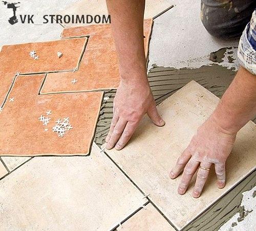 Укладка керамогранита своими руками. 06