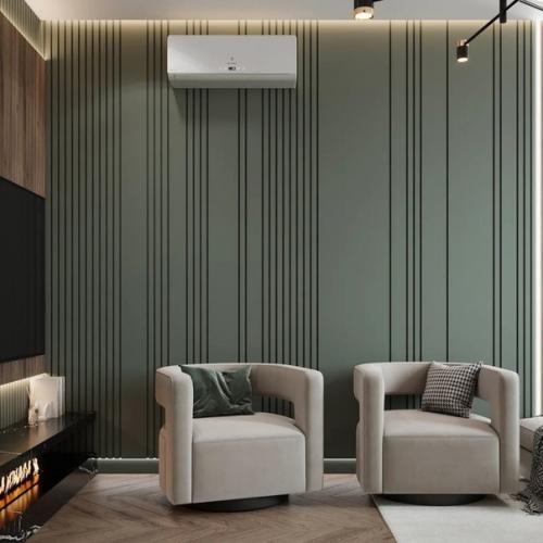 Кухня - гостиная и коридор из одного проекта, в едином стиле и общей площадью - 33 кв. 07