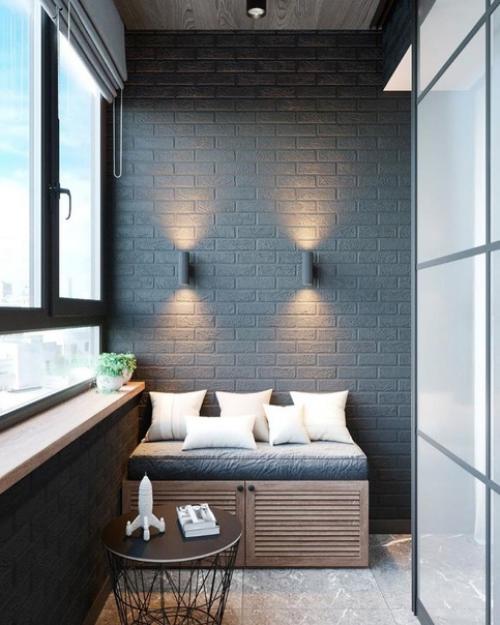 Дизайн рабочего места на балконе. 01