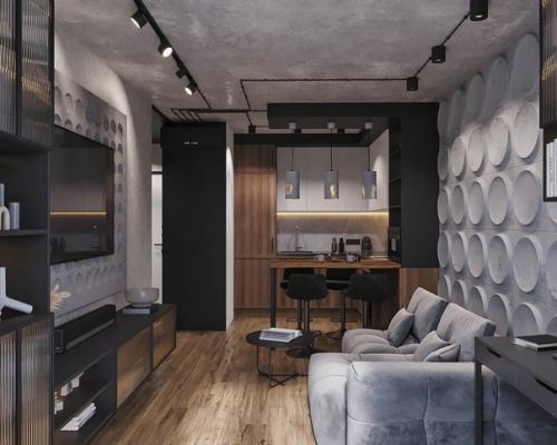 Проект 1-комнатной квартиры 38, 5 кв. 01