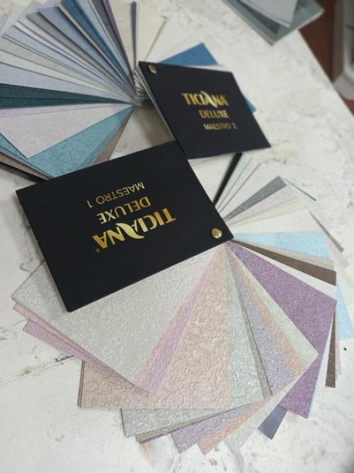 Рельефное декоративное покрытие Maestro с перламутровыми переливами. 02