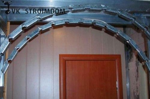 Как вместо двери сделать арки. 06