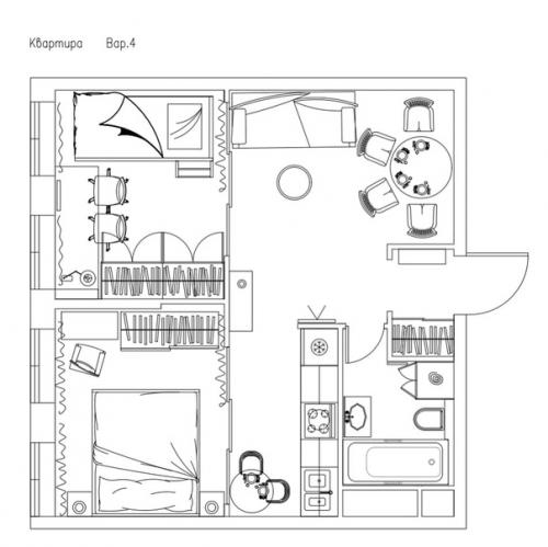 Планировочное решение - основа основ любого дизайн - проекта. 04