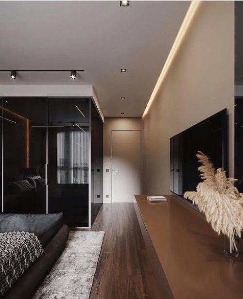 Современная квартира. В брутальном стиле. 02