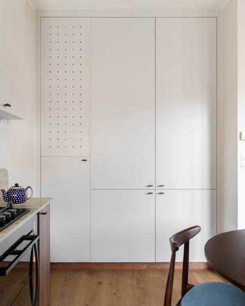 Квартира с необычным интерьером площадью 56 м 2. 01