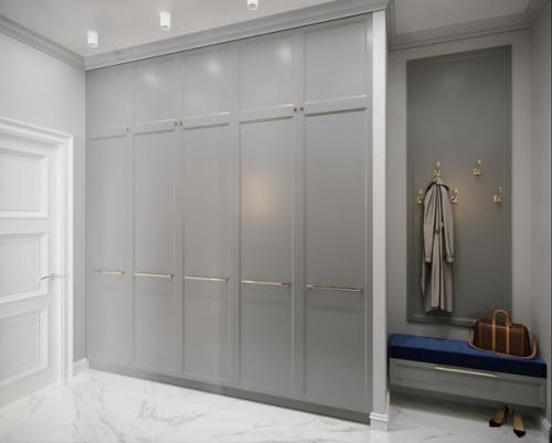 Красивый, элегантный интерьер квартиры площадью 43 кв. 07