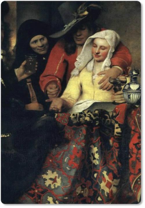 Ян вермеер.  Нидерландский художник - живописец, мастер бытовой живописи и жанрового портрета. 04