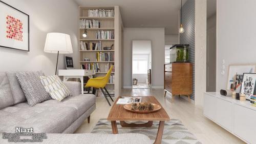 Дизайн интерьера квартиры 60 кв. 01