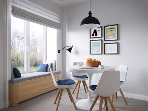 Современный интерьер однокомнатной квартиры 37 кв. 05