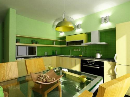 Сегодня поделимся вариантами использования зеленого в интерьере! 02