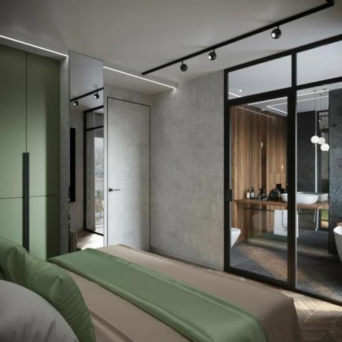 Дизайн спальни в современном стиле. 01