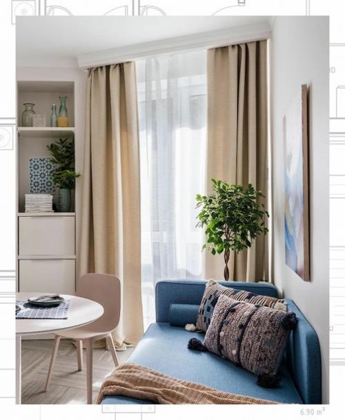 Квартира 39 м с двумя балконами для молодой семьи. 07