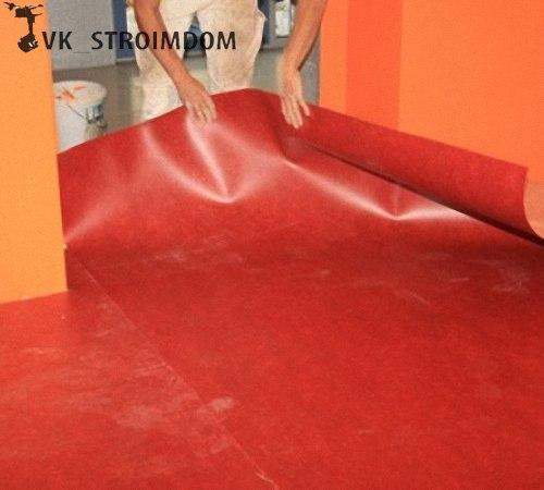 Укладка линолеума на деревянный пол. 01