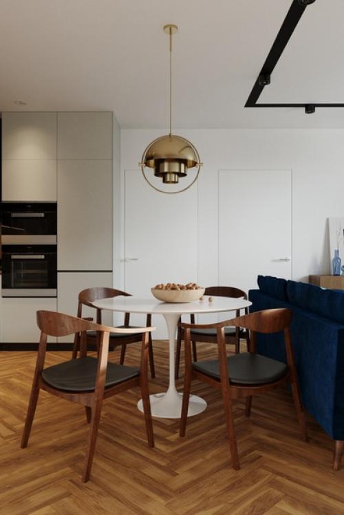 Dark Line - дизайн - проект интерьера трёхкомнатной квартиры (80 м 2) в современном стиле контемпорари, Новосибирск. 05