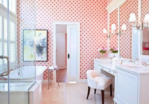 Узор в горошек в интерьере. 05