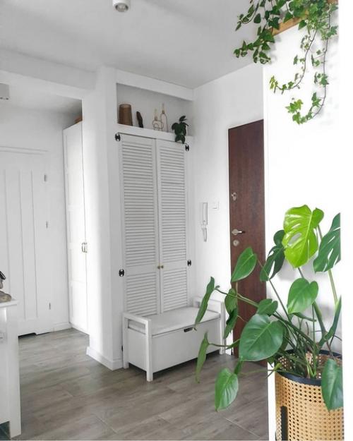 Уютный скандинавский интерьер в небольшой квартире. 08