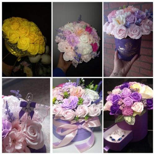 Букет из мыльных роз - идеальный подарок существует! 04