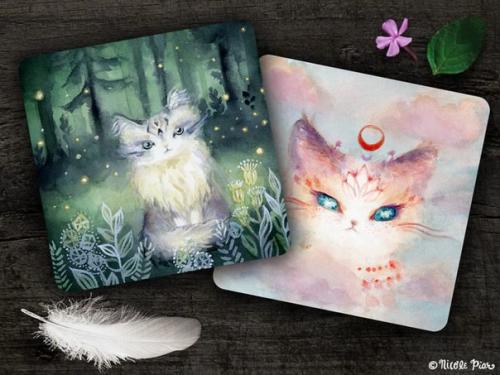 Кошки на рисунках Nicole Piar. 03