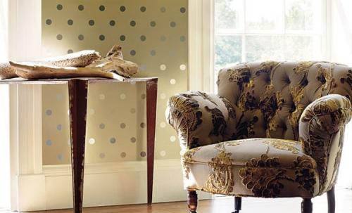 Узор в горошек в интерьере. 03