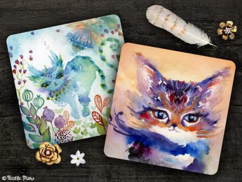 Кошки на рисунках Nicole Piar. 08