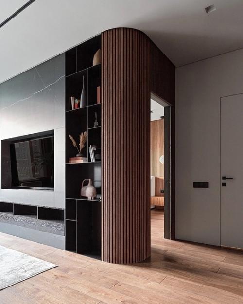 Реализованный интерьер квартиры, площадью 76, 4 кв. 05